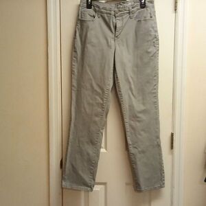 NEW DIRECTION Women's Size 12R STRAIGHT LEG PANTS GRAY
